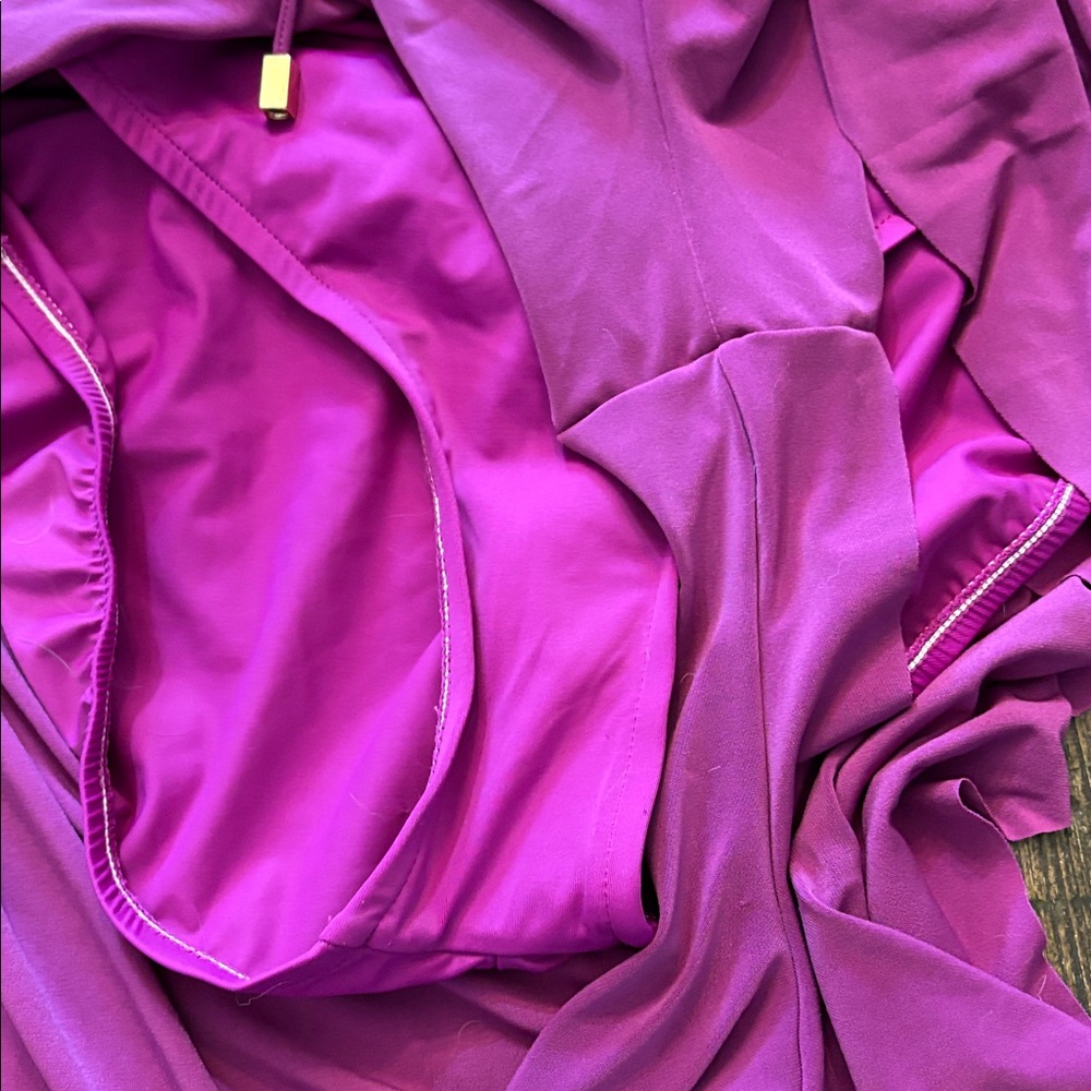 Magicsuit by Miraclesuit Bianca Romper Swimsuit Hibiscus Fuschia Size 16W NWT - Picture 5 of 12